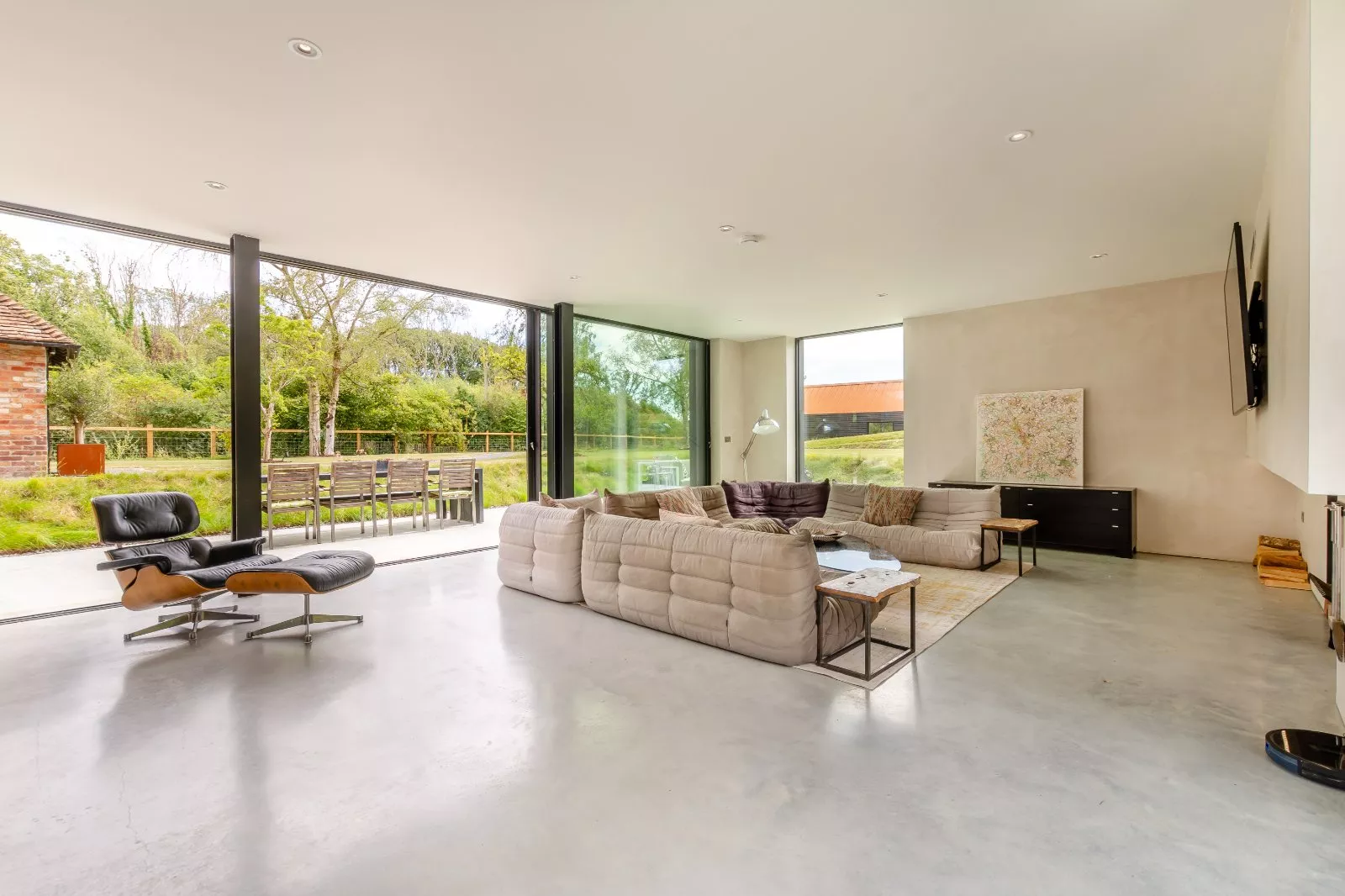 Living Area Blue House