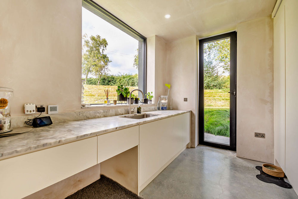 Main House Utility Laundry Room Blue House