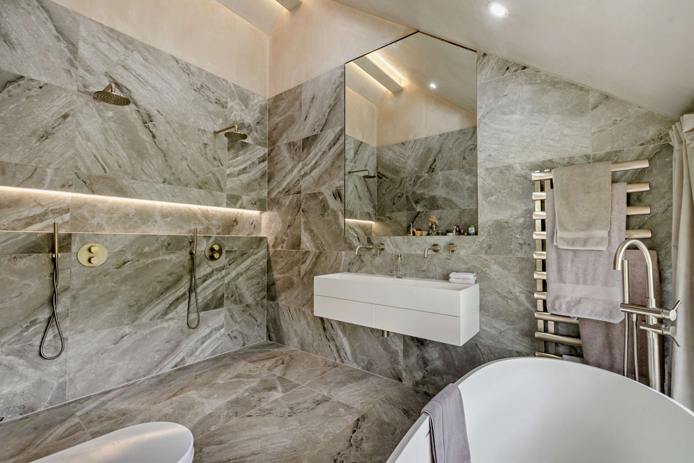 Master Suite Bathroom 1 Blue House